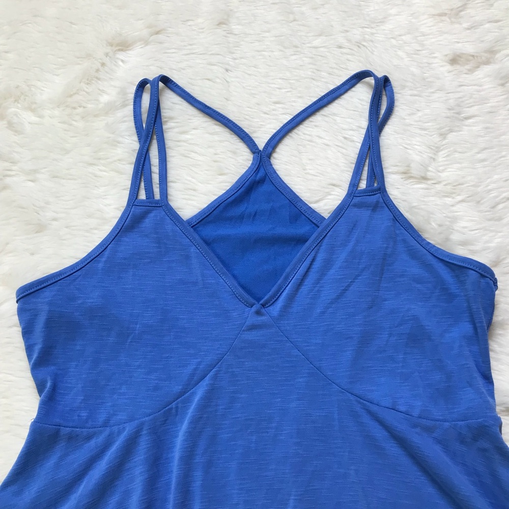 ✨ Ro & De Cobalt Blue V-Neck Straps Tank Top - Picture 2 of 6